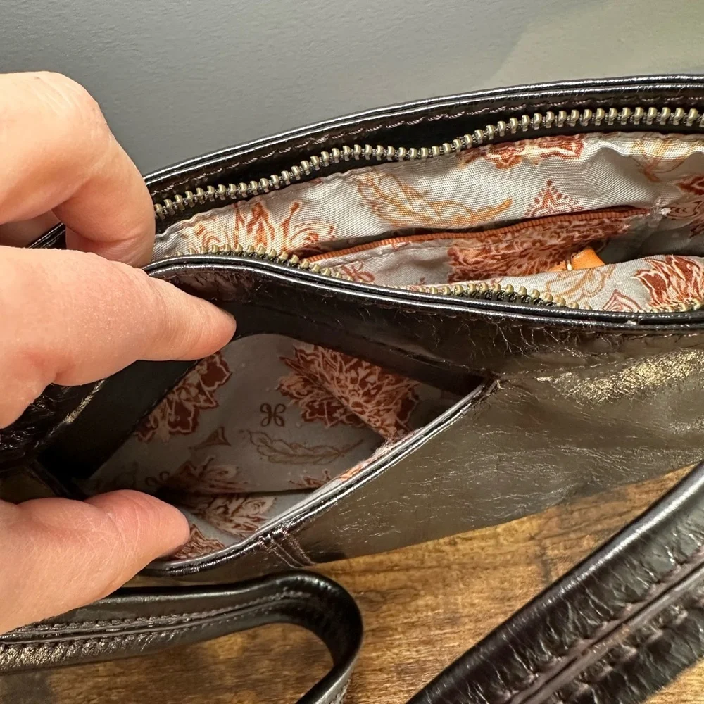 HOBO Black Leather Shoulder Bag